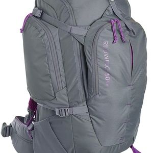 Kelty Red Wing 50W Hiking Camping Backpack Grey/Purple--MINT CONDITION!